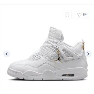 Air Jordan 4 Womens Metallic Gold